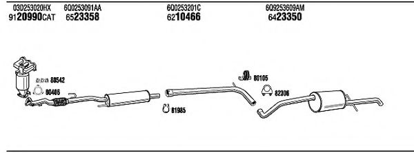 MTR Brake Hose 12162066 - MTR