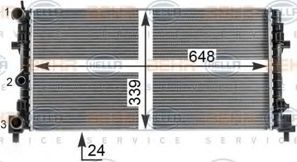 ATE Brake Pad Set, disc brake 10123261 - ATE