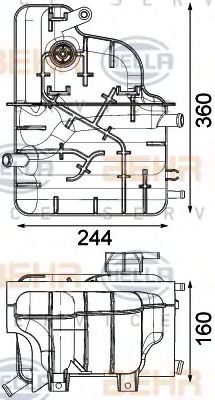 BOSCH Wiper Blade 12160519 - BOSCH