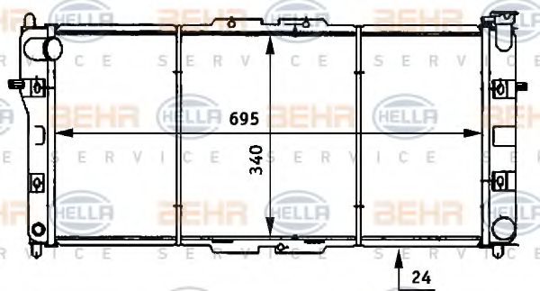 DELPHI Brake Pad Set, disc brake 11144566 - DELPHI