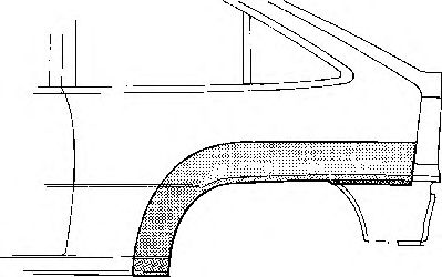 PRASCO Ventilation Grille, bumper 13055001 - PRASCO