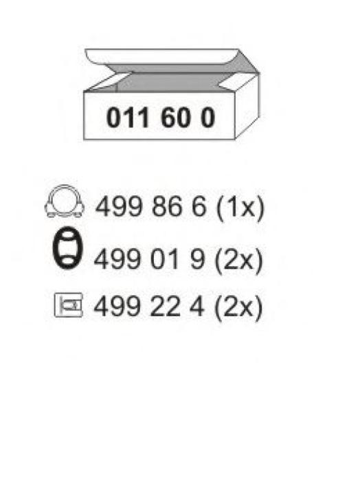 Set montare, toba esapament