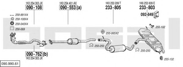 Kit de montare Turbo Charger - ELRING