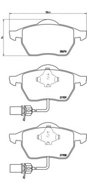 Set accesorii, sabot de frana - BOSCH
