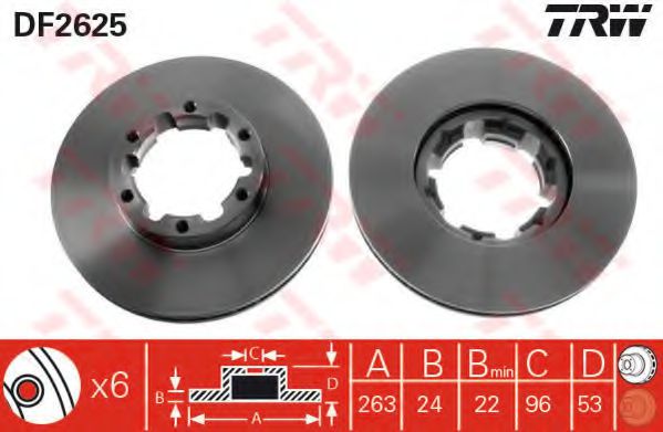 Disc frana - TRW