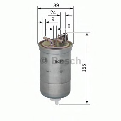 filtru combustibil - BOSCH