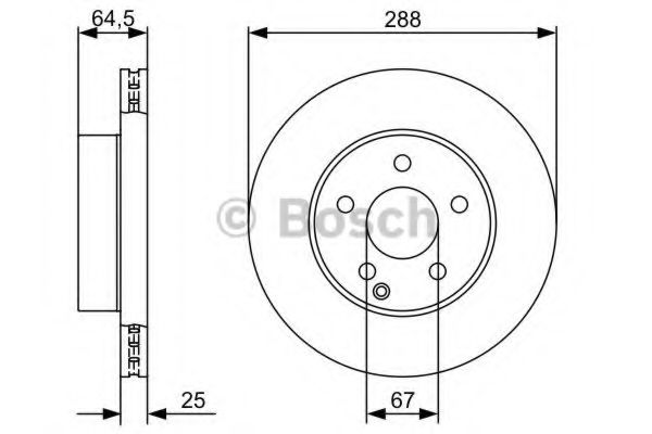 Disc frana - BOSCH