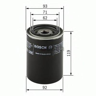 Filtru ulei - BOSCH