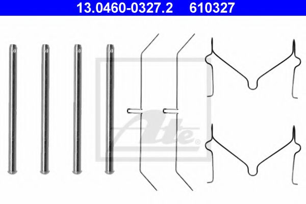 Set accesorii, placute frana - ATE