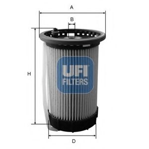 filtru combustibil - UFI