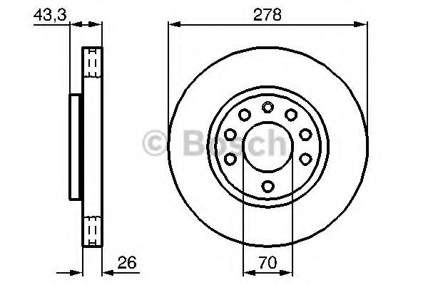 Disc frana - BOSCH