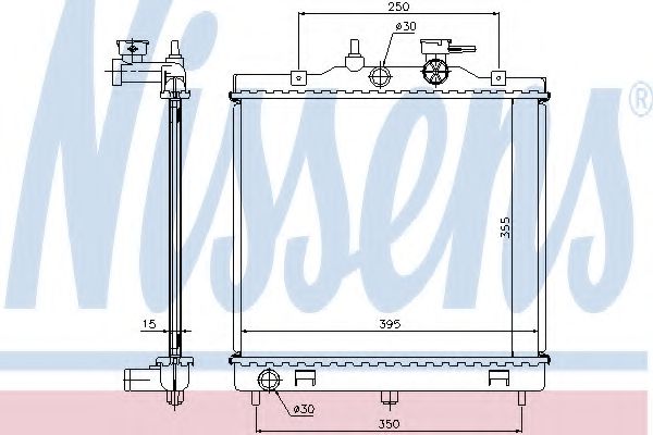 Radiator, racire motor - NISSENS