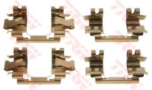 Set accesorii, placute frana - TRW
