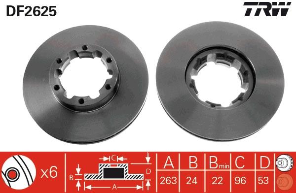 Disc frana - TRW