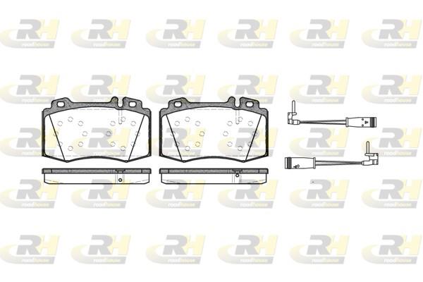 set placute frana,frana disc - ROADHOUSE