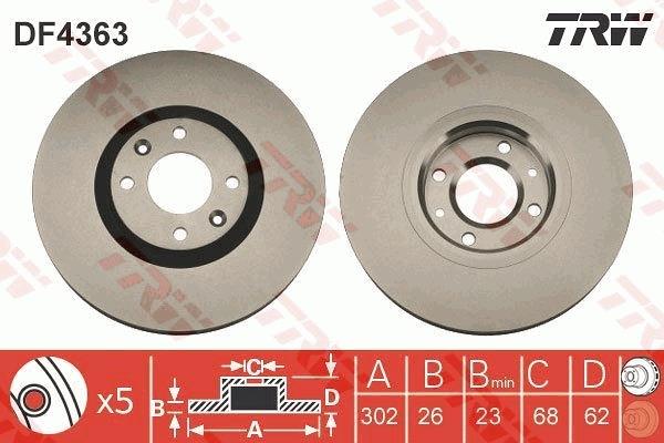 Disc frana - TRW