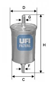 filtru combustibil - UFI