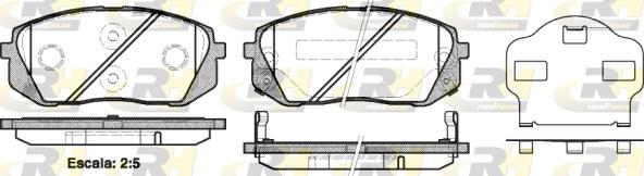 set placute frana,frana disc - ROADHOUSE