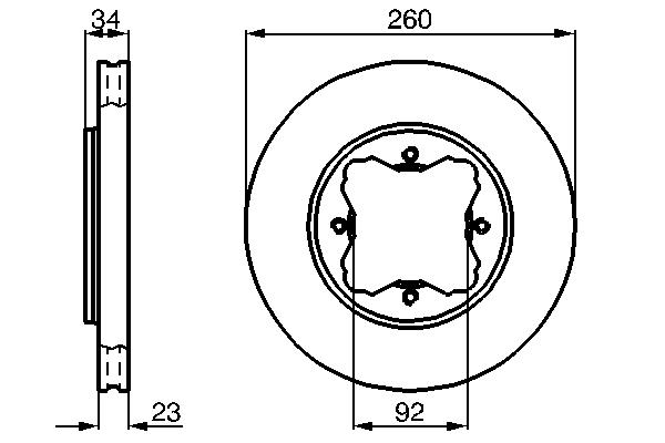 Disc frana - BOSCH