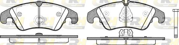 set placute frana,frana disc - ROADHOUSE