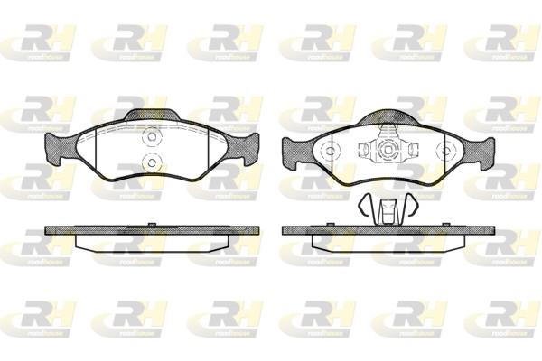 set placute frana,frana disc - ROADHOUSE