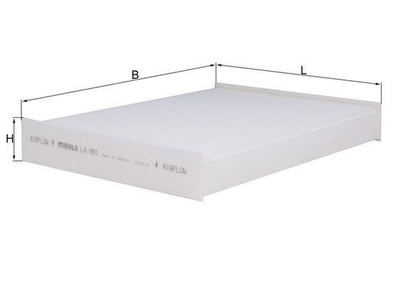 Filtru, aer habitaclu - KNECHT