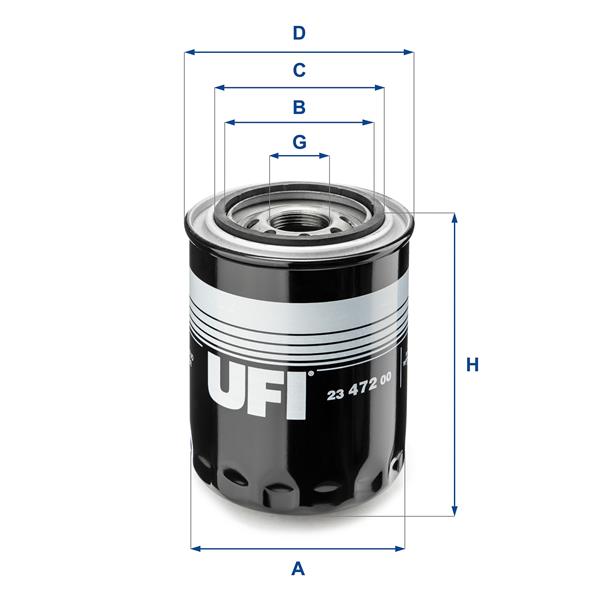 Filtru ulei - UFI