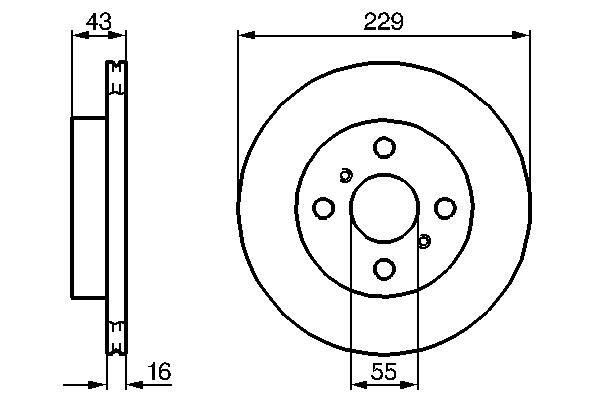 Disc frana - BOSCH
