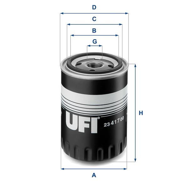Filtru ulei - UFI