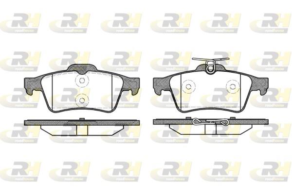 set placute frana,frana disc - ROADHOUSE
