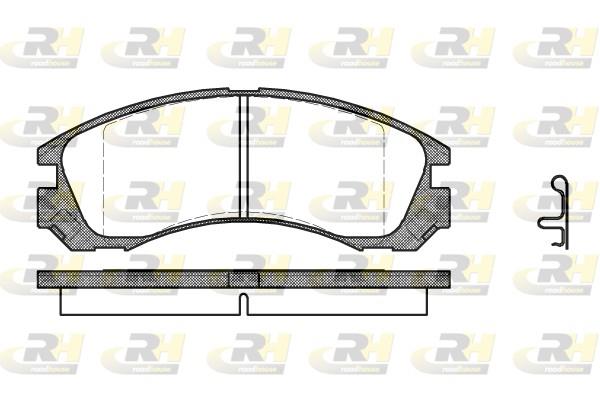 set placute frana,frana disc - ROADHOUSE