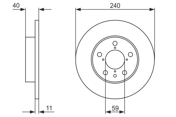 Disc frana - BOSCH