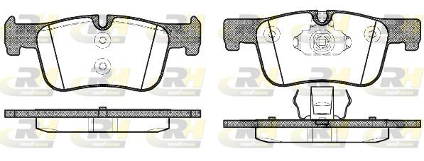 set placute frana,frana disc - ROADHOUSE