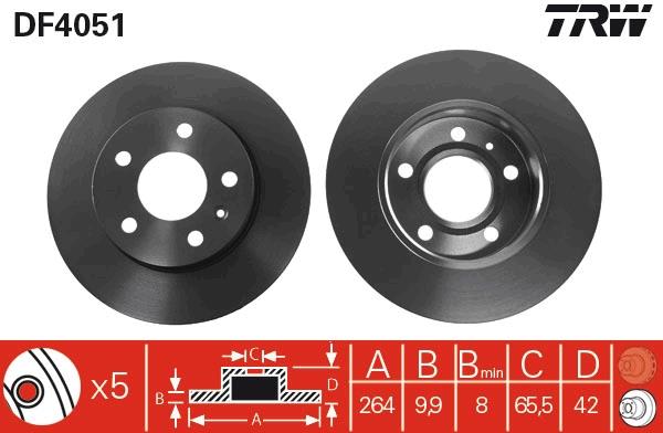 Disc frana - TRW