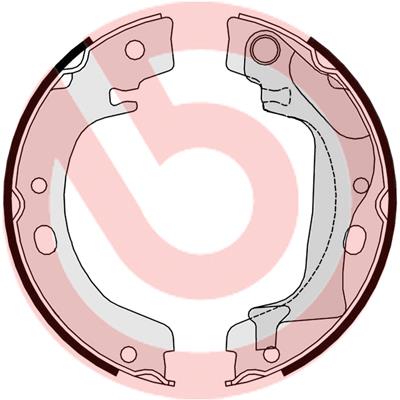 Set saboti frana, frana de mana - BREMBO