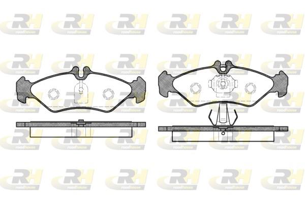 set placute frana,frana disc - ROADHOUSE