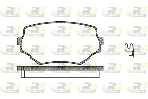 set placute frana,frana disc - ROADHOUSE