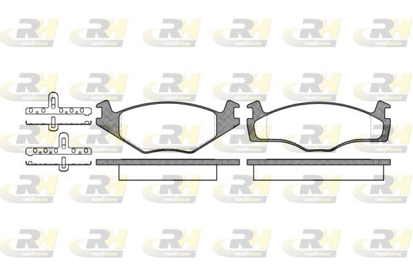set placute frana,frana disc - ROADHOUSE