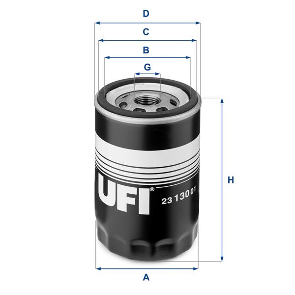 Filtru ulei - UFI