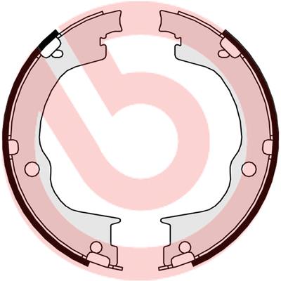 Set saboti frana, frana de mana - BREMBO