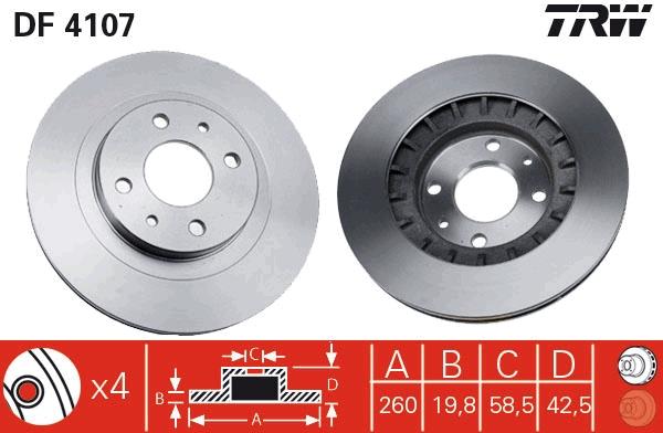 Disc frana - TRW