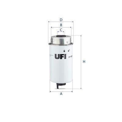 filtru combustibil - UFI