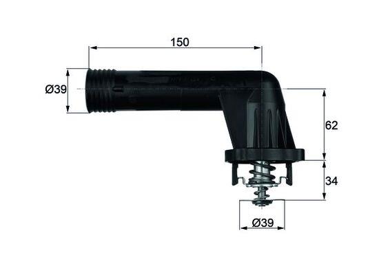 termostat,lichid racire - BEHR