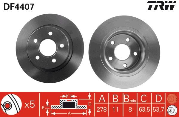 Disc frana - TRW