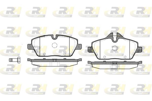 set placute frana,frana disc - ROADHOUSE