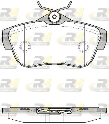 set placute frana,frana disc - ROADHOUSE