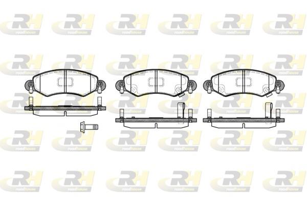 set placute frana,frana disc - ROADHOUSE