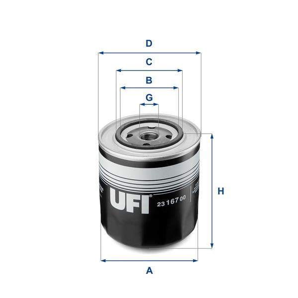 Filtru ulei - UFI