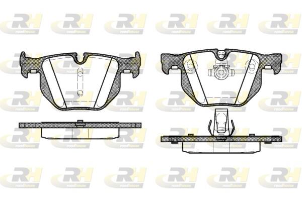 set placute frana,frana disc - ROADHOUSE