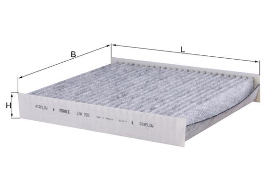 Filtru, aer habitaclu - KNECHT